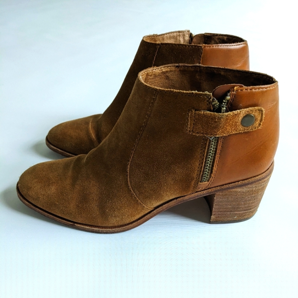 Madewell The Alicia Boots in Burnt Sienna Size 9.5